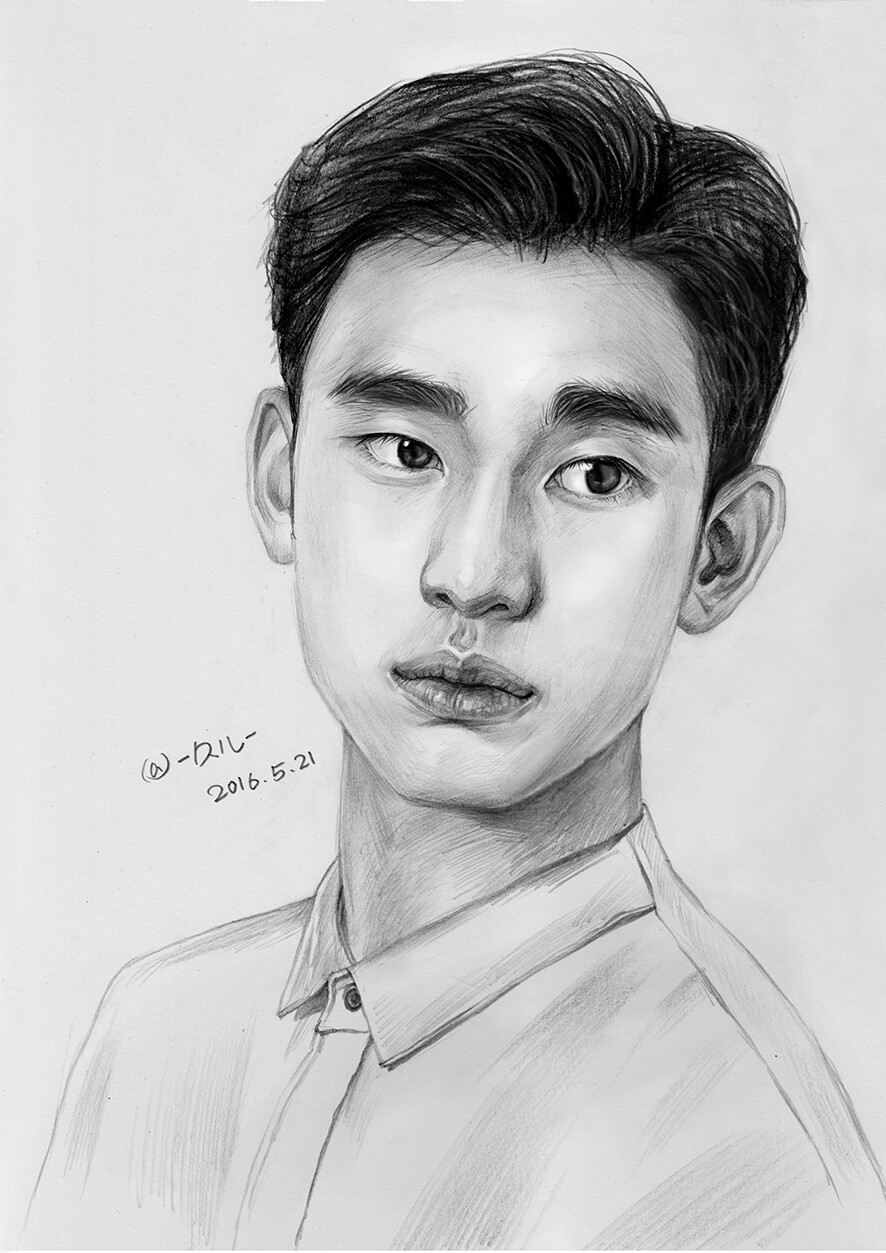 金秀贤素描.撒浪嘿