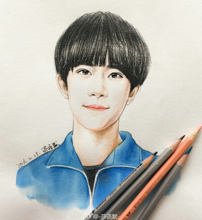 tfboys易烊千玺饭绘漫画合辑搞笑壁纸 可爱萌头像 二次元美男手绘插画