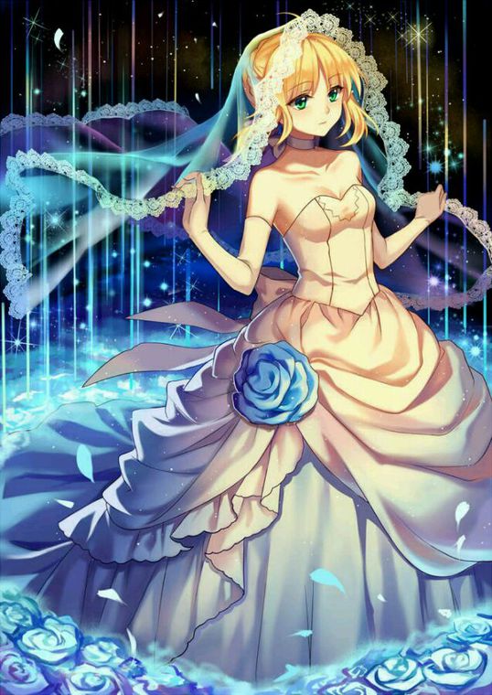 saber婚纱装