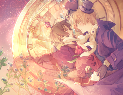 黑塔利亚/岛国组/扑克/红心q黑桃q/朝菊