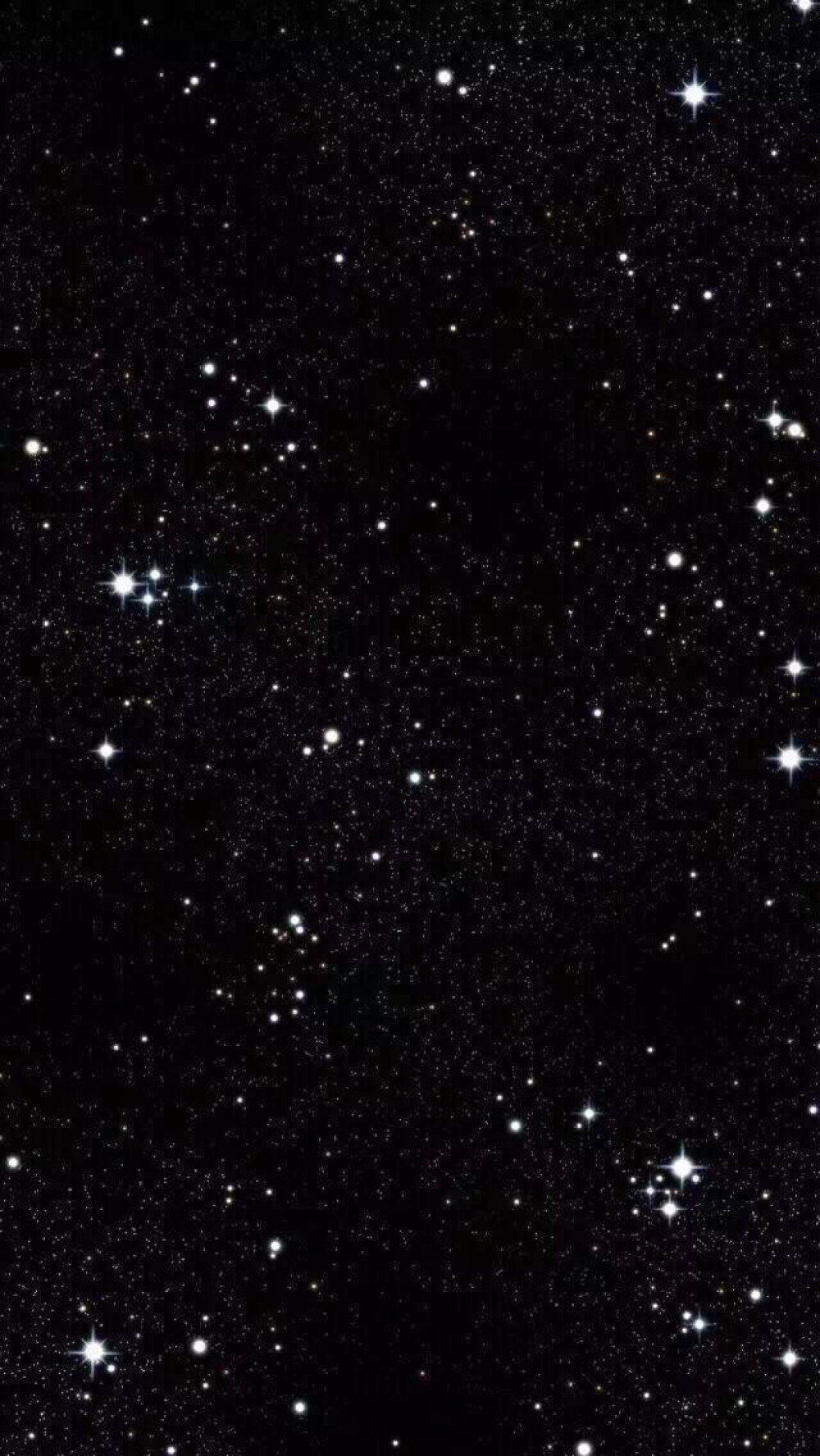 插送#拿铁画报# 黑白手绘小清新简易风手机星空壁纸,来自新浪,@拿铁