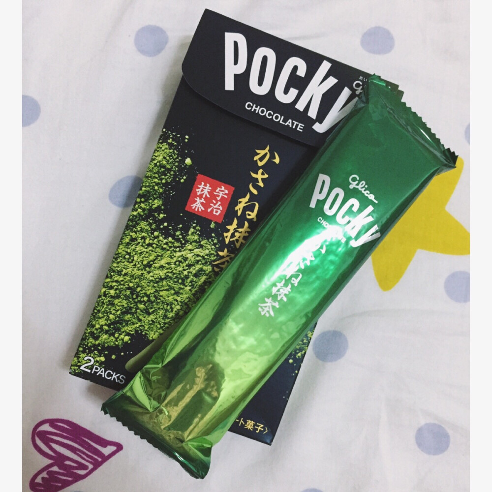 pocky抹茶棒好看的包装