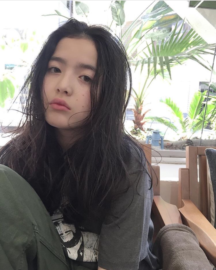 山田直美,13岁日法混血小模特.