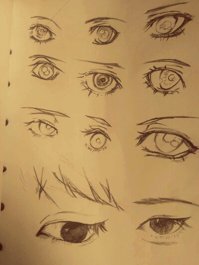 素描画临摹眼睛