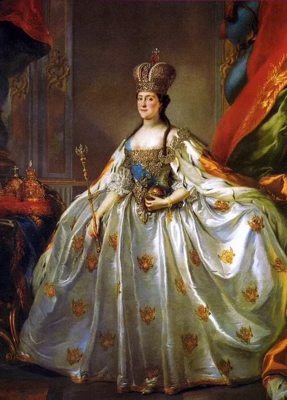 叶卡捷琳娜二世的画像图片
