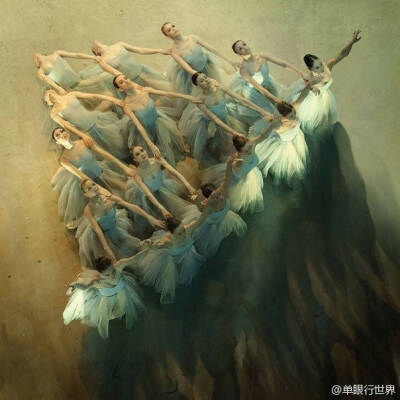 分享一组美得像画的芭蕾舞摄影作品via:mark olich @西瓜子阿姨