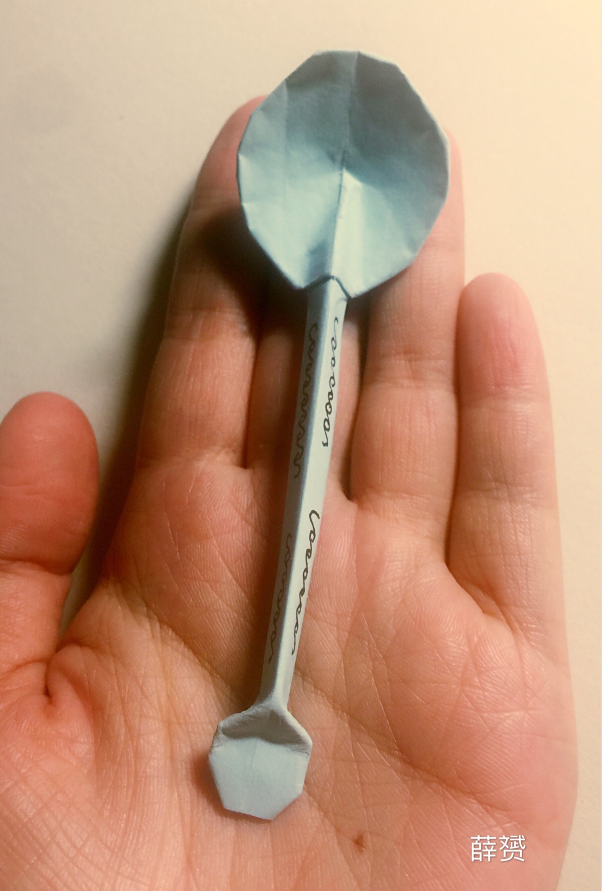 小勺子最最最简单折法图片