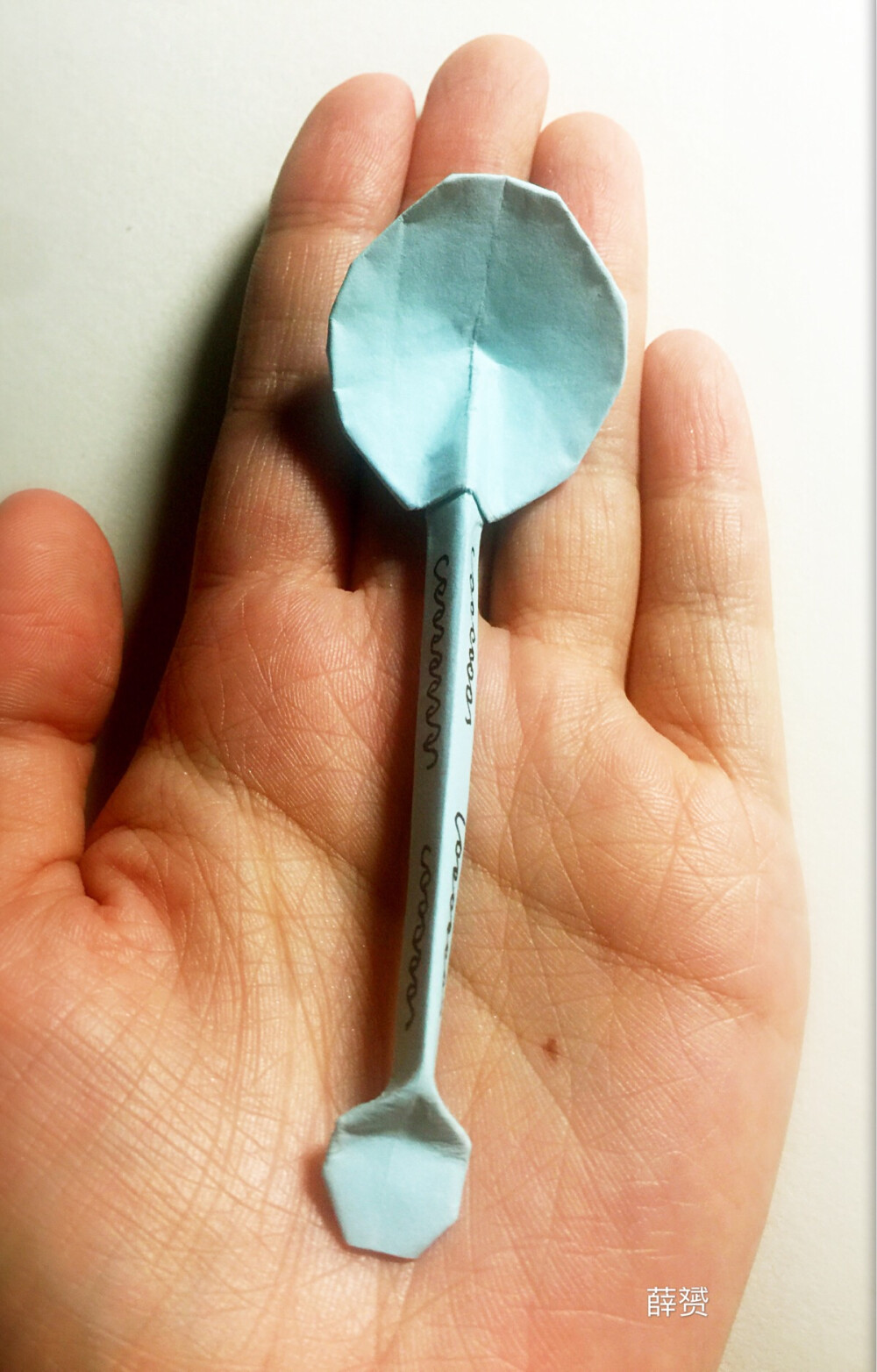 小勺子最最最简单折法图片