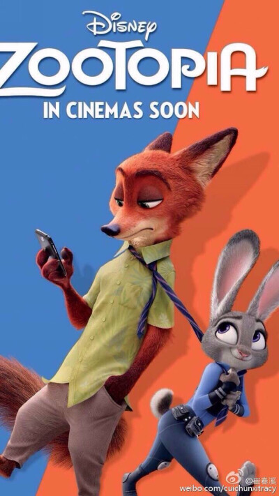 疯狂动物城# #zootopia# 官方宣传罕è