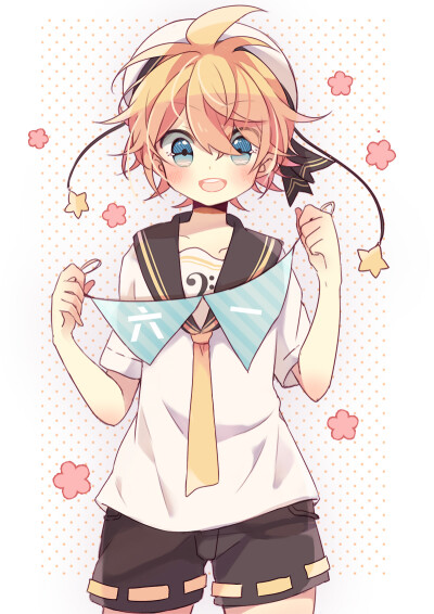 【id=57452363[p6 画师:疯狐 标题:log】镜音连,v家,vocaloid,公式服