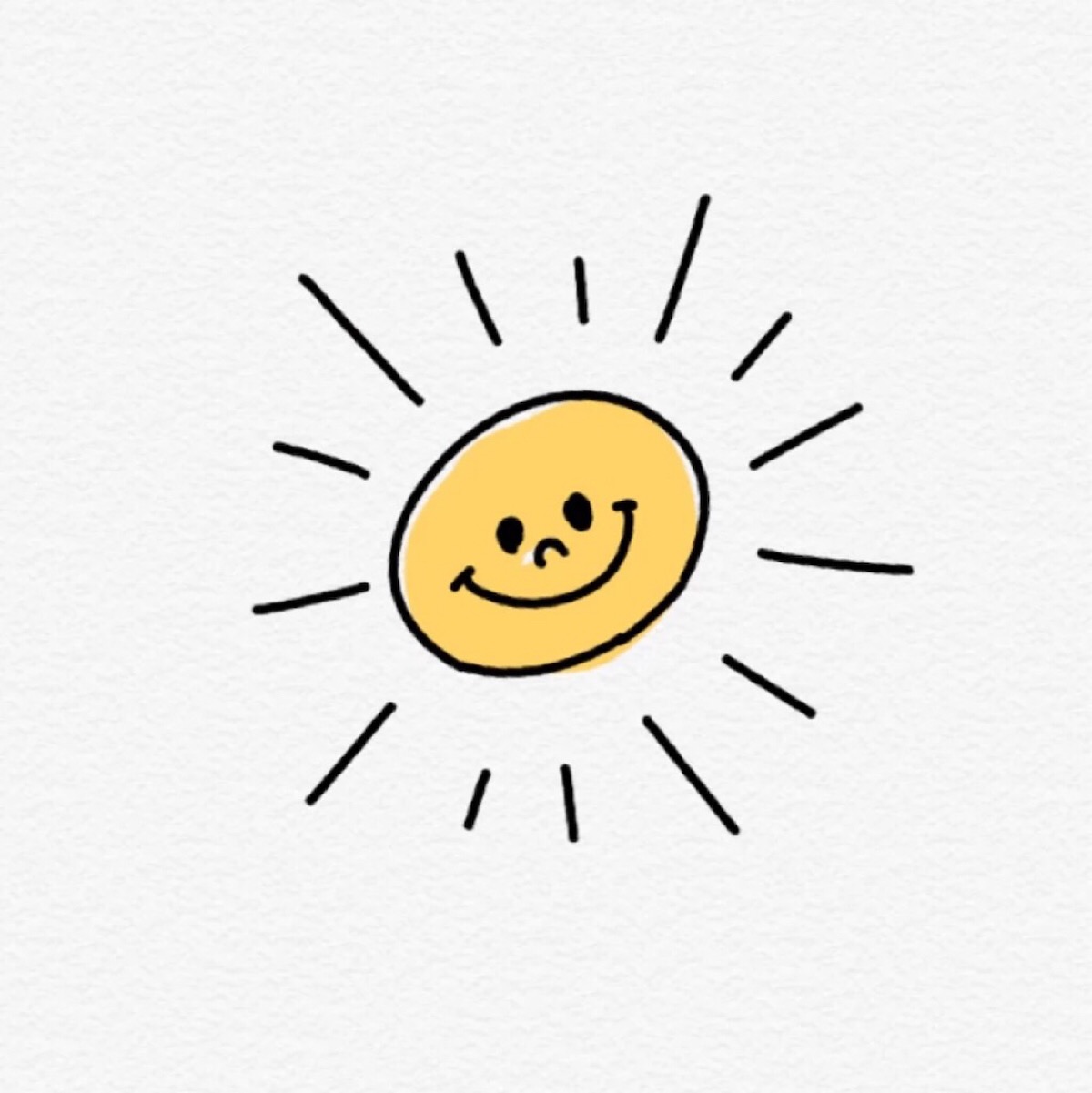太阳头像卡通可爱图片