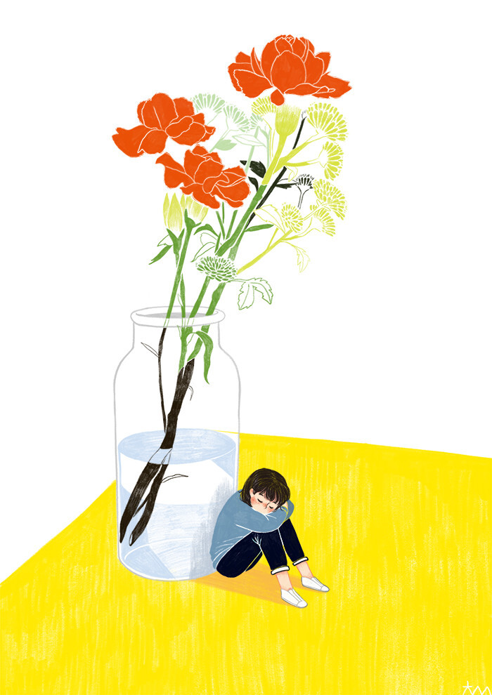 花瓶~ 清新小插画 chassam