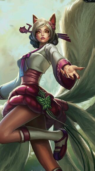 英雄联盟 lol 阿狸 萌图 可爱 九尾妖狐 游戏 ahri
