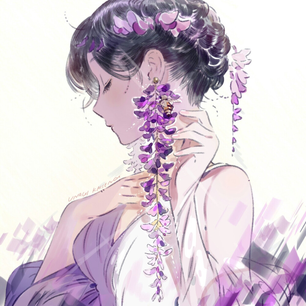 紫藤萝头像图片