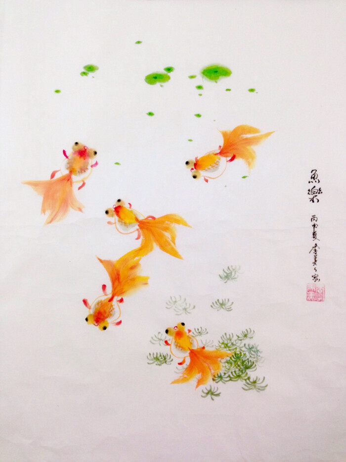 水墨金鱼 - 堆糖,美图壁纸兴趣社区