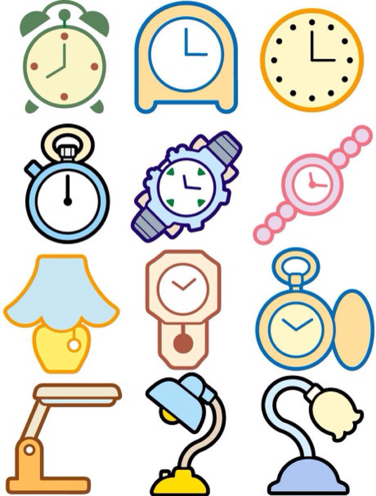 可爱的简笔画素材