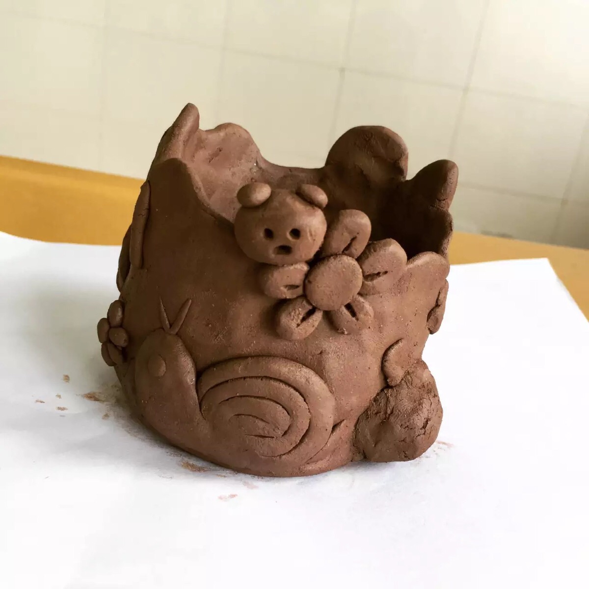 「关于我」泥塑