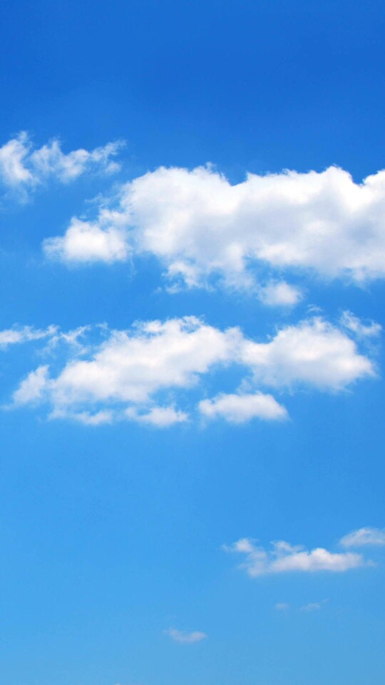 蓝天白云风景竖屏壁纸图片
