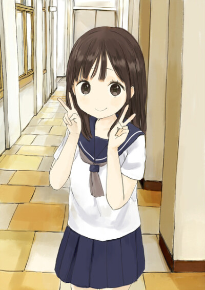 q版 少女 小清新 治愈系 头像