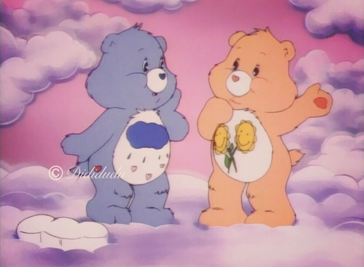 彩虹爱心熊动画片图片