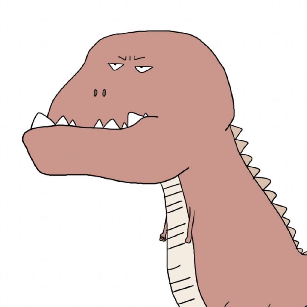 霸气恐龙的头像图片