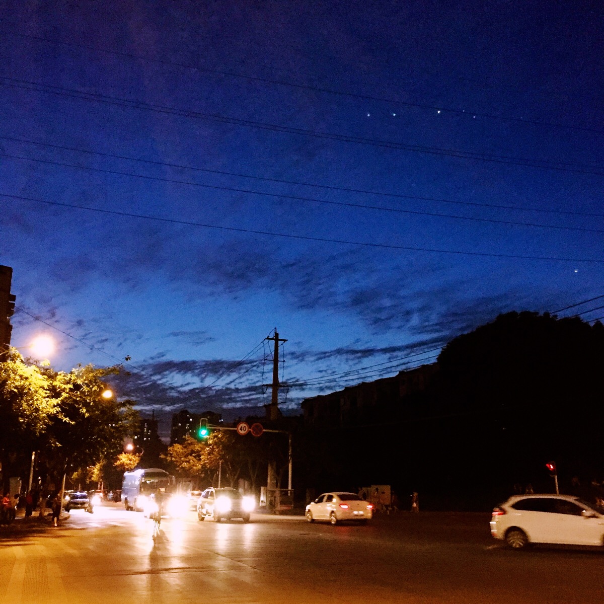 夜晚
