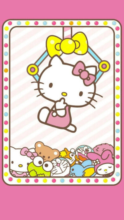 hello kitty "#卡通动漫&手机壁纸""