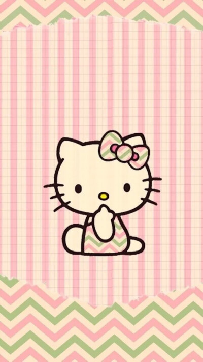hello kitty "#卡通动漫&手机壁纸""