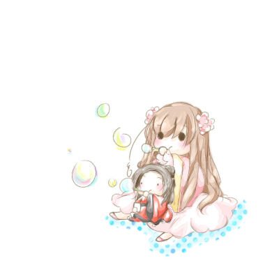吹泡泡 
