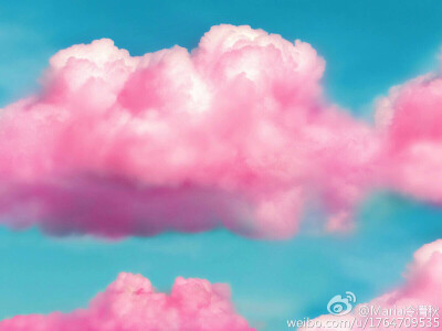粉色云朵文案图片