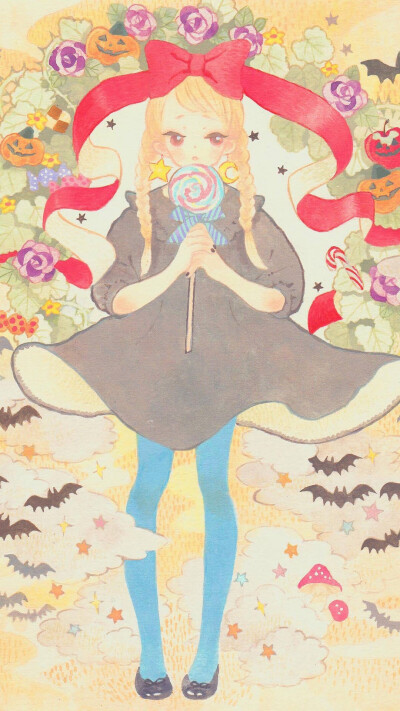日系可爱插画壁纸