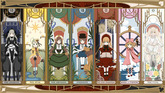 蔷薇少女蔷薇少女ローゼンメイデン rozen maiden [水银灯/金糸雀/翠