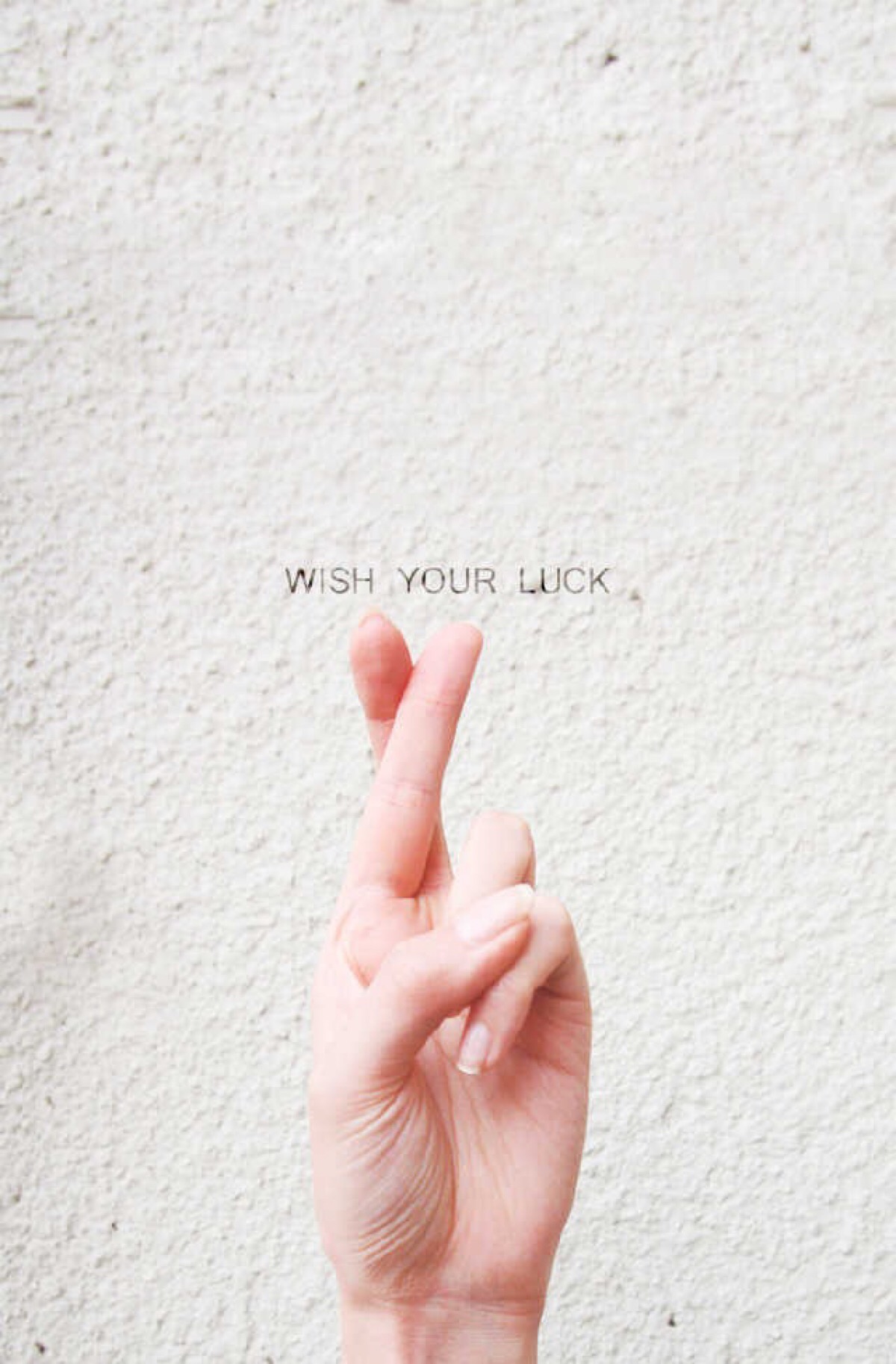 wish you good luck