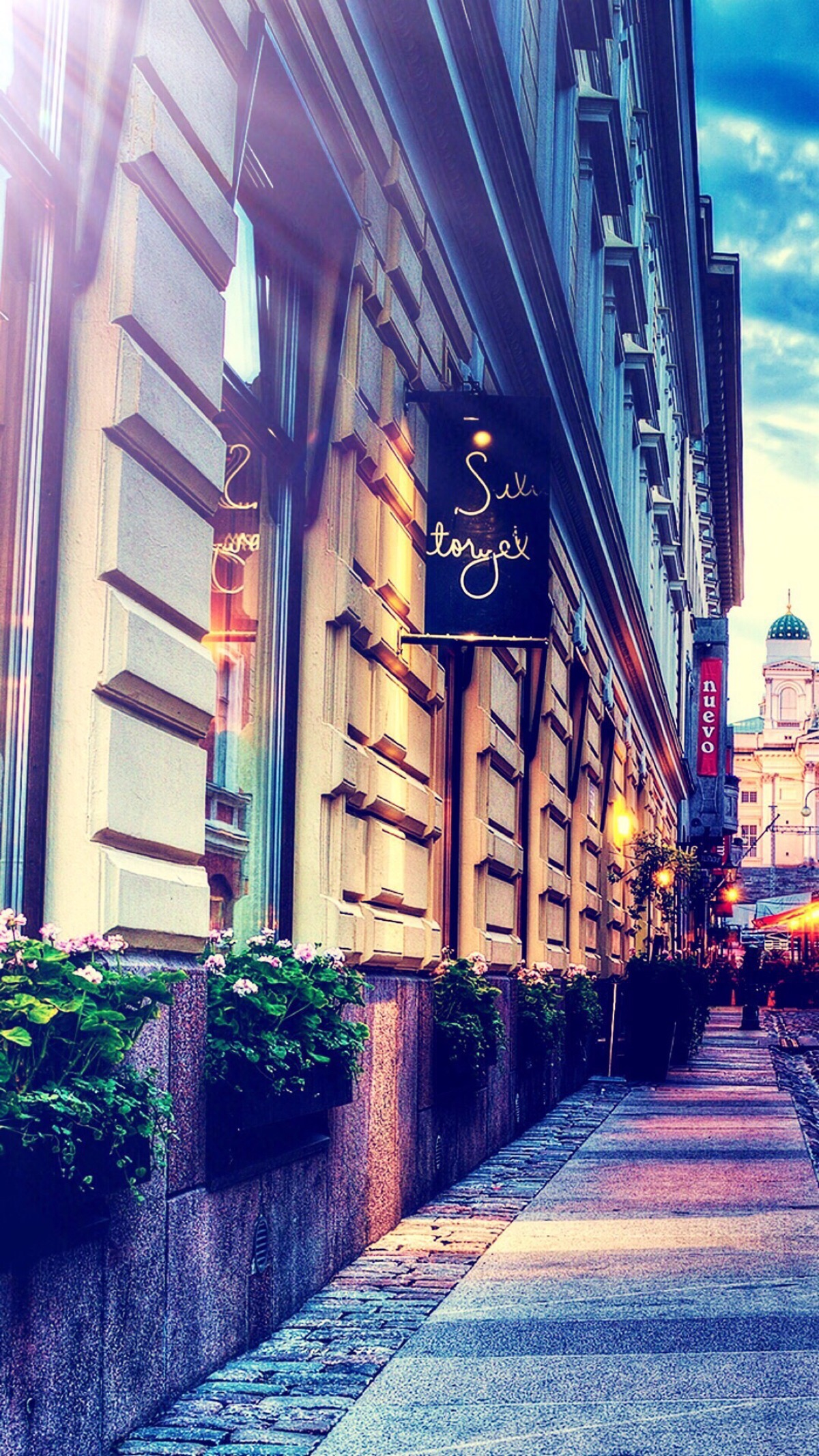 可爱 简单 街景#手机壁纸"