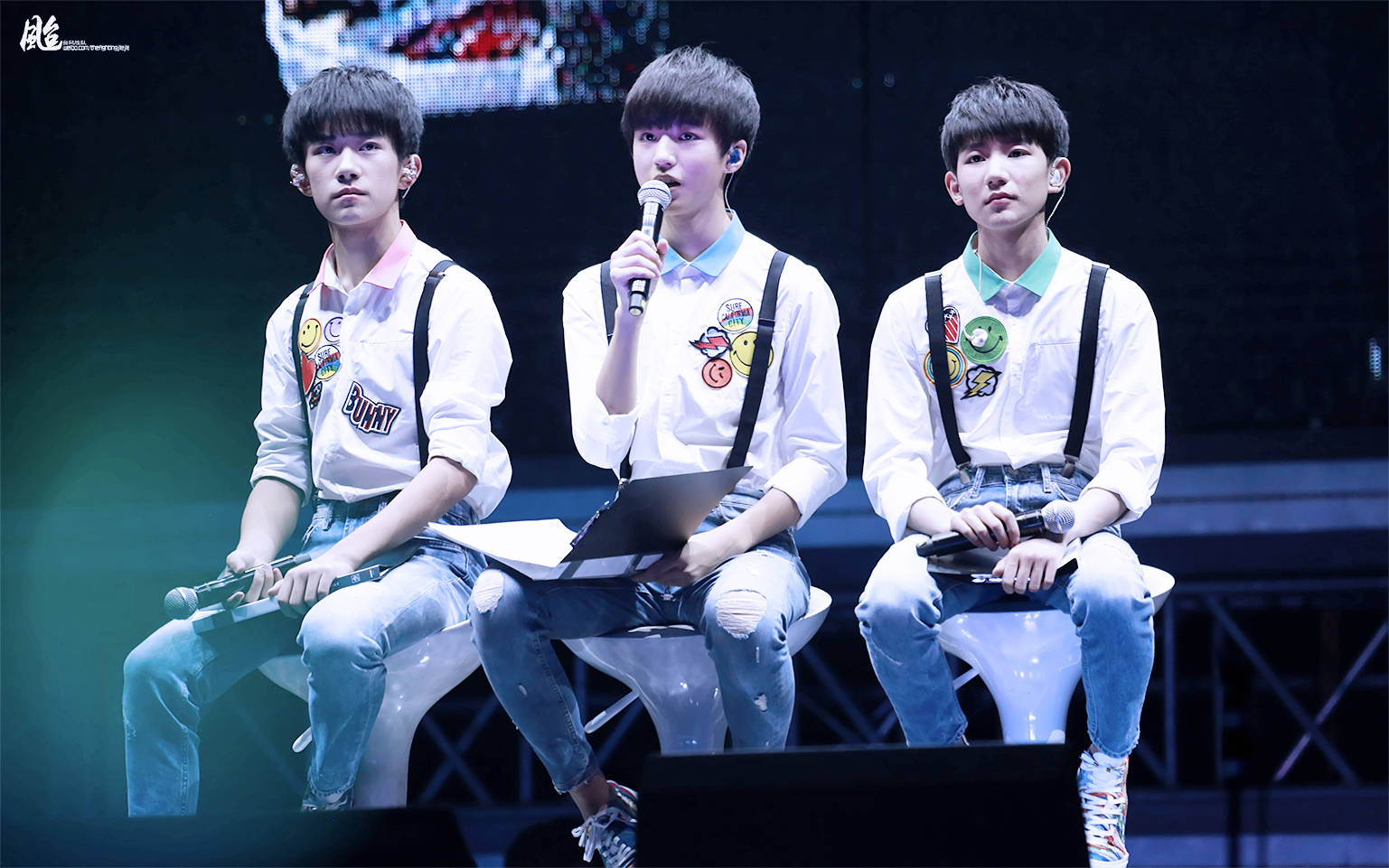 易烊千玺#王俊凯#王源#tfboys 北京三周年粉丝见面会 高清 帅气