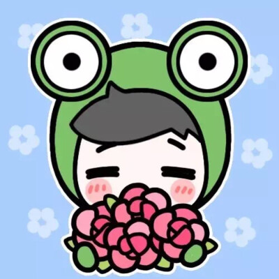 情侣头像 蛙哥和兔妞