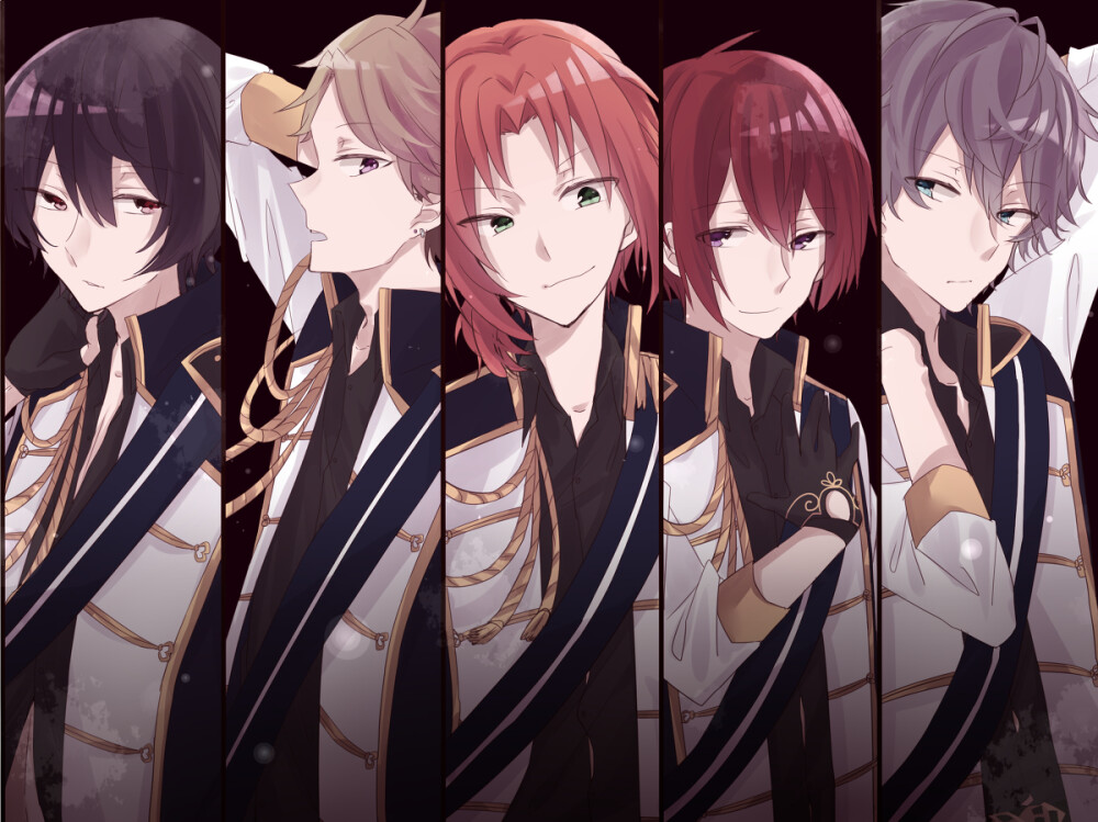 偶像梦幻祭 es knights 朔间凛月 鸣上岚 月永leo 朱樱司 濑名泉 p站