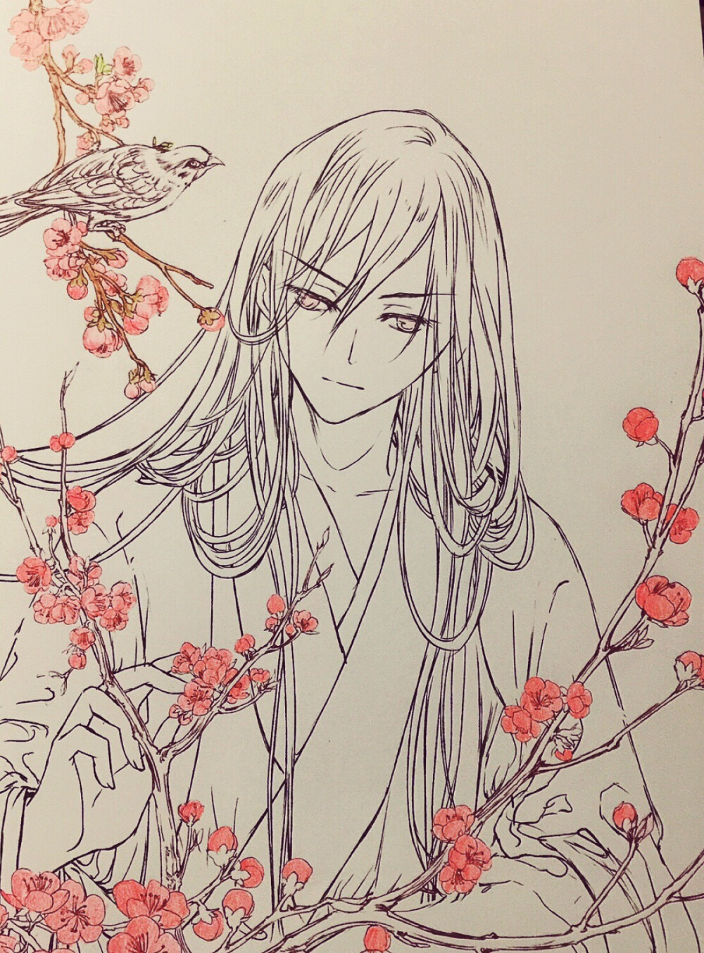 哑舍 玄色 插画by晓泊