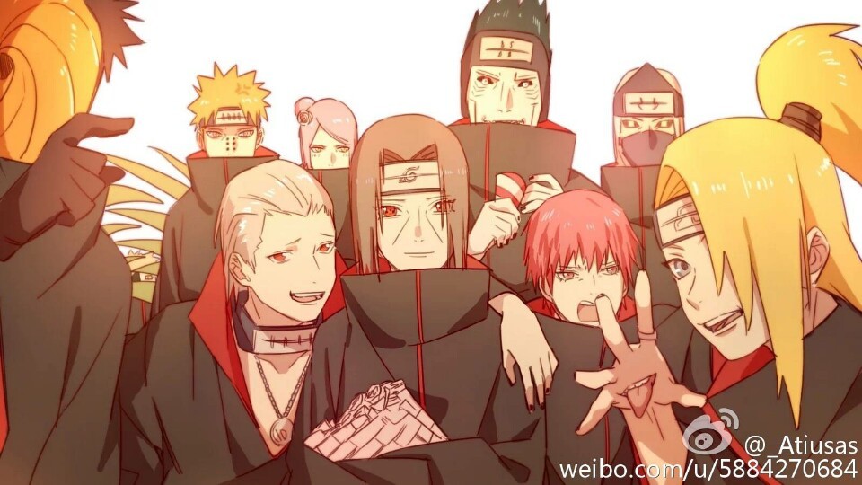 火影忍者 晓组织 超喜欢这张的说(/≥▽≤/)