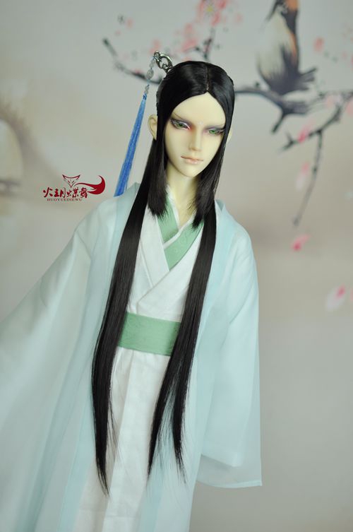 【火玥】bjd 古装假发造型盘发 展示(男)——缮文轩