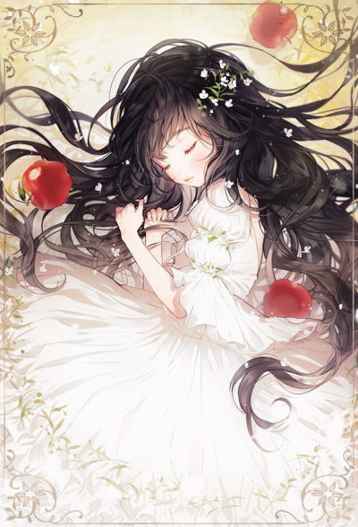 『沫沫』动漫原创 插画手绘 二次元 少女 唯美