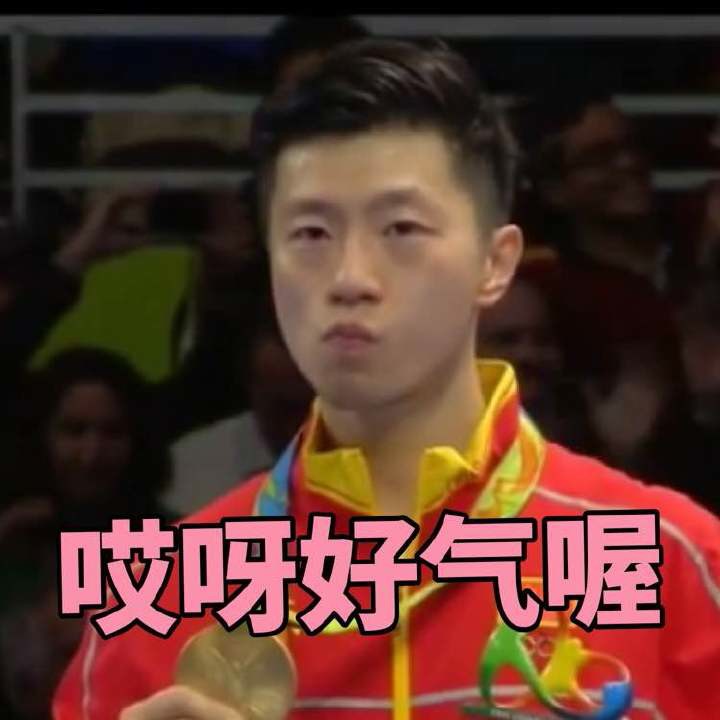马龙 里约奥运会乒乓球男单冠军 表情包