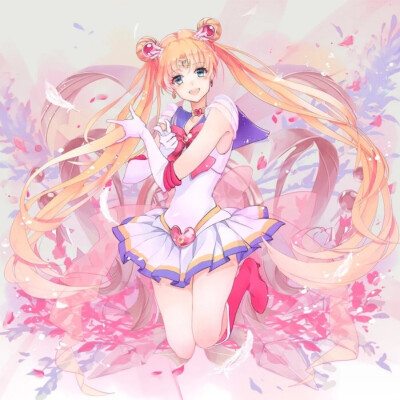 美少女战士 水兵月 月野兔 插画 动漫