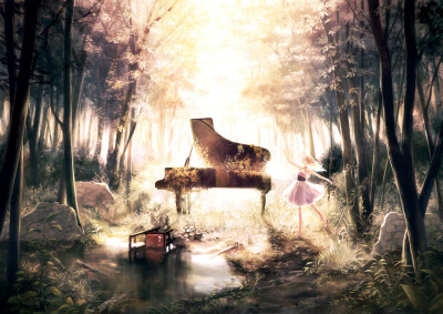 古典钢琴唯美意境图片图片