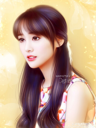 郑爽「贝微微」微微一笑很倾城 剧照〔海绵手绘工作室