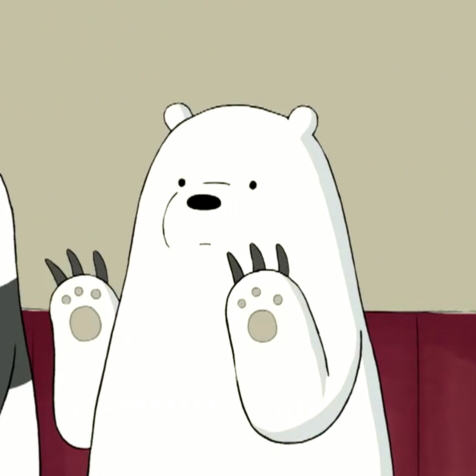 裸熊头像 情侣图片