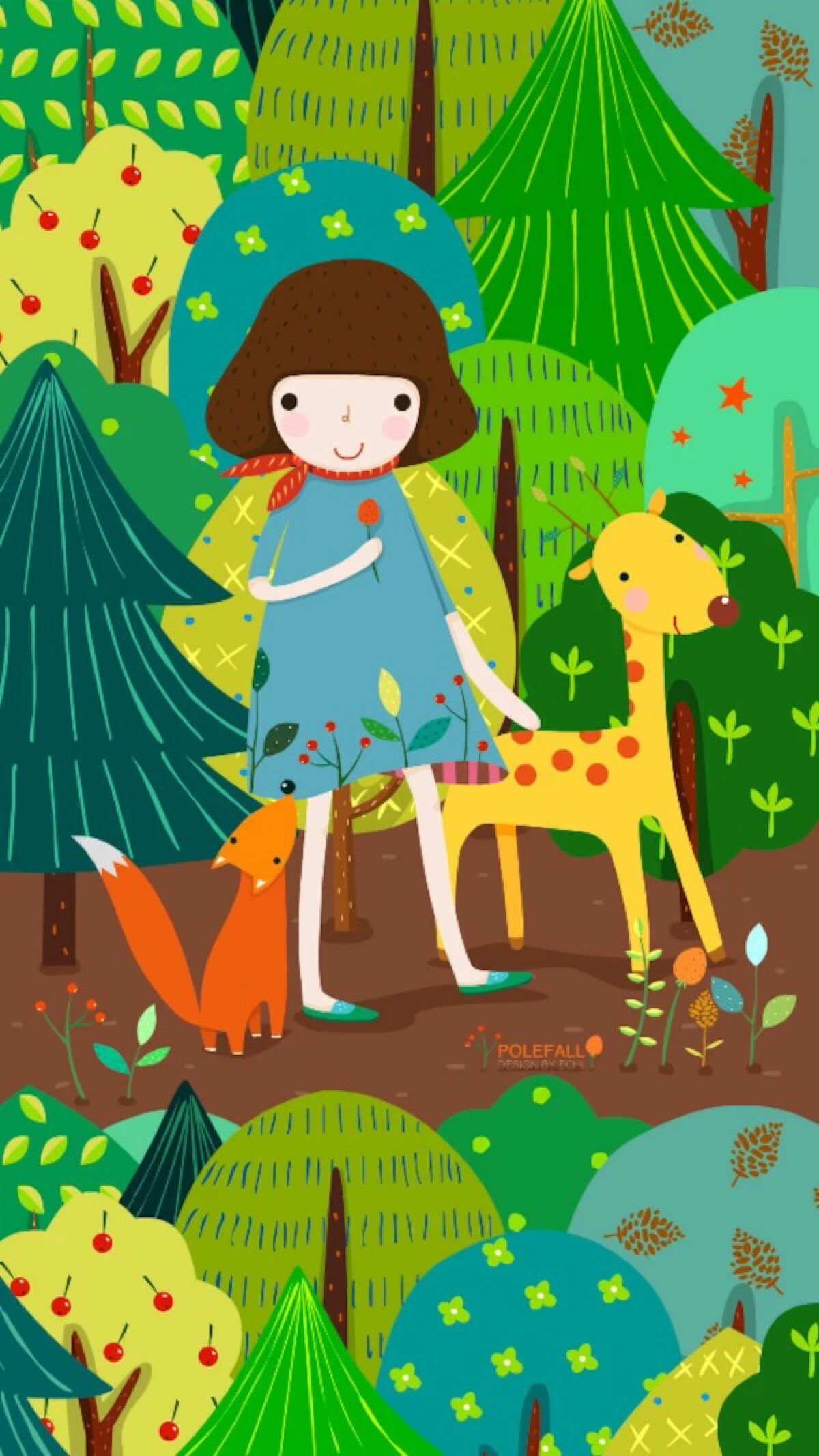 手绘 插画 女孩 闺蜜壁纸 可爱#卡通壁纸"(… - 堆糖,美图壁纸兴趣社