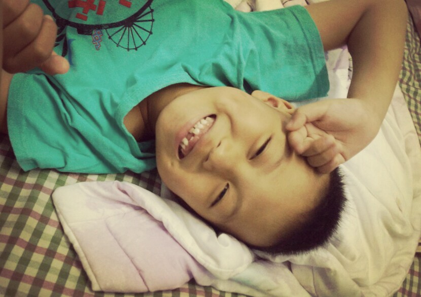 留下小豁牙子的瞬间