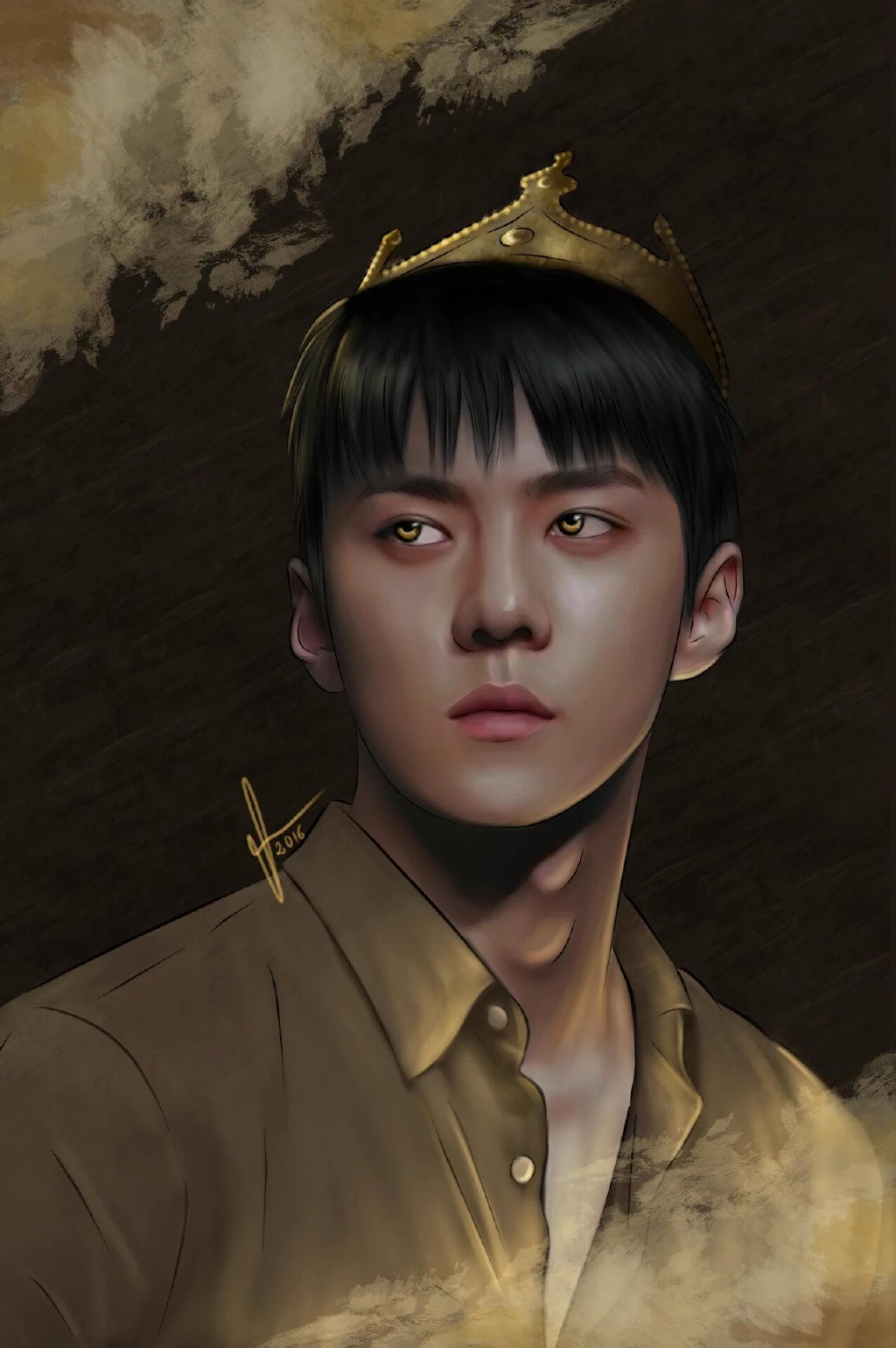 exofanart吴世勋手绘插画壁纸头像bypanicinpraidse