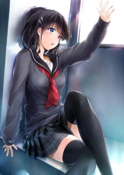 学生校服女孩二次元